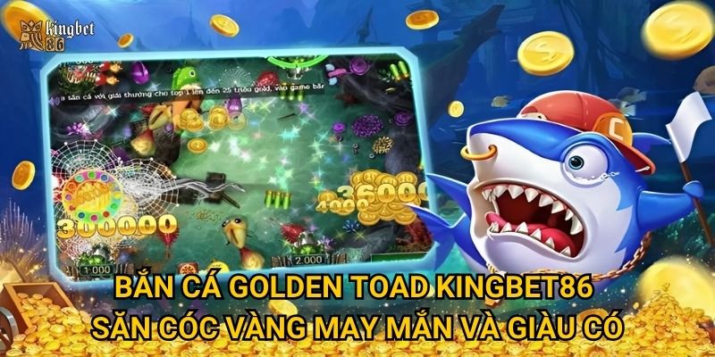 Bắn cá Golden Toad Kingbet86 có thực sự dễ trúng thưởng khủng? 2 Bắn cá Golden Toad Kingbet86 – Săn cóc vàng may mắn và giàu có